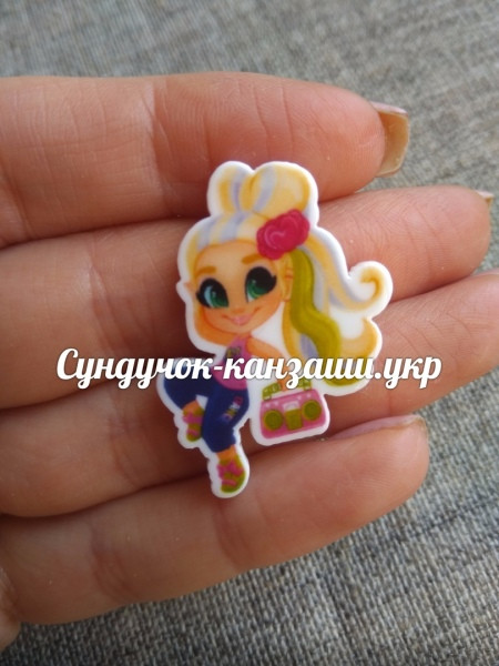 Серединка для бантиків, Хердораблс, розмір 35 мм, шт, Різнокольоровий