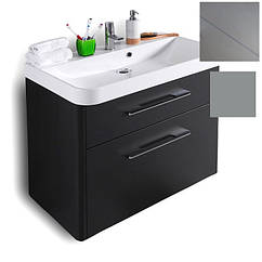 Сіра тумба з раковиною 80 см Fancy Marble Devon