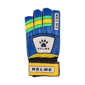 Воротарські рукавички сині Kelme Latex Foam розмір 6, фото 3