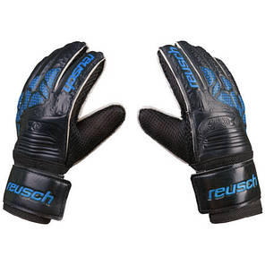 Воротарські рукавички сині Reusch Latex Foam розмір 9, фото 3