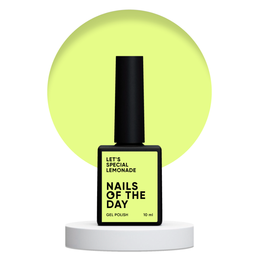 NAILSOFTHEDAY Let’s special Lemonade - абрикосовий гель–лак для нігтів, що перекриває в один шар, 10 мл, фото 1