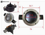 Мембрана HQ для Electro Voice DH3, DH2010A DH2005 EV SX100, SX200, SXA250, SX300, SX500, TX 1122, фото 3