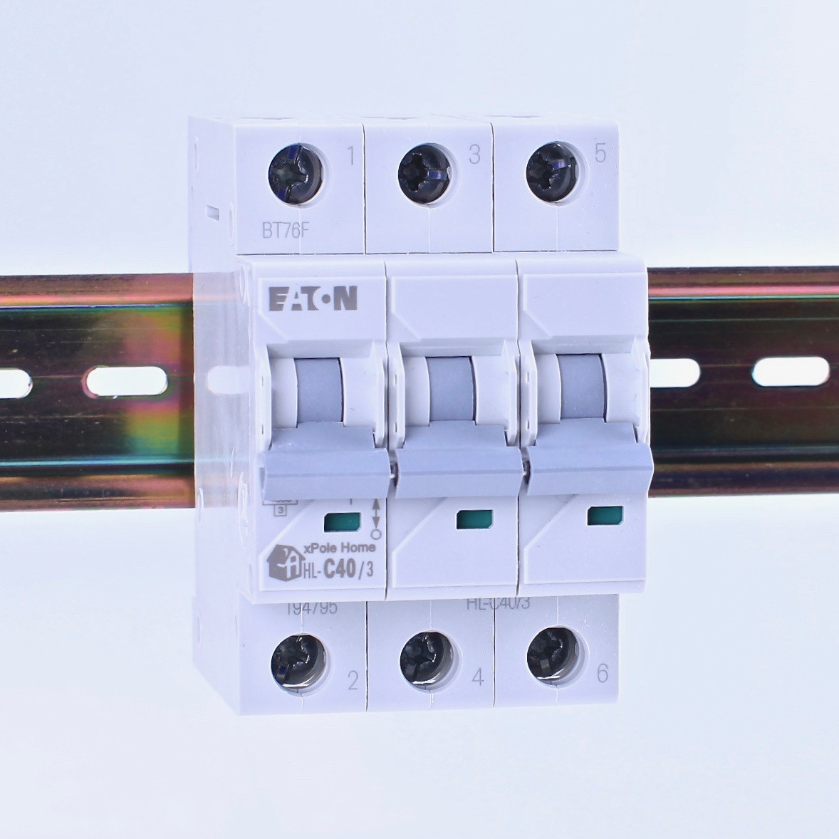 Автоматичний вимикач xPole Home HL, 3p C-40A 3M, EATON, 194795, фото 1