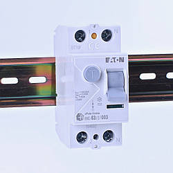 Пристрій захисного відключення ПЗВ xPole Home HNC 2P 63A, 30mA, тип АС, EATON, 194692