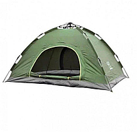 Палатка автоматическая трансформер на 4 человека Зеленая Размер 2х2 метра,Летние палатки автомат для отдыха