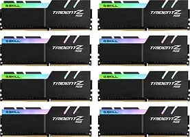 Пам'ять G.Skill Trident Z RGB DDR4 256GB 3200MHz CL14 (F4-3200C14Q2-256GTZR)