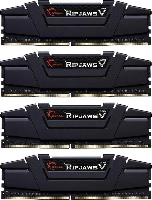 Пам'ять G.Skill Ripjaws V, DDR4, 64 GB, 3600MHz, CL14 (F4-3600C14Q-64GVKA)