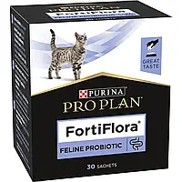 Додатковий корм для дорослих кішок і кошенят Purina Pro Plan FortiFlora Feline Probiotic 30 шт по 1 г