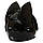 Мотошолом кішка Nitrinos NEKO HNJ Gloss Black L-XL, фото 3