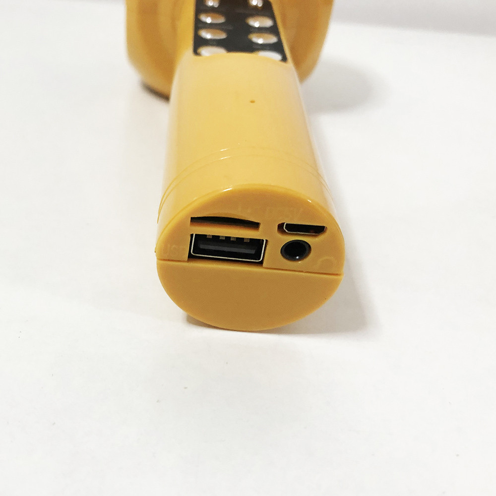 Безпровідний мікрофон караоке bluetooth WSTER WS-1816. MR-952 Колір: золотий