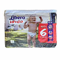 Дитячі підгузки-трусики Libero UP&GO 6 (13-20 кг) 40 шт