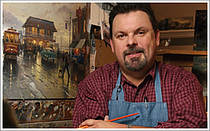 Томас Кинкейд: картини за номерами з його малюнками