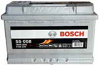 Автомобильный аккумулятор Bosch 77Аh Ев (-/+) S5008 (780EN) (0 092 S50 080)