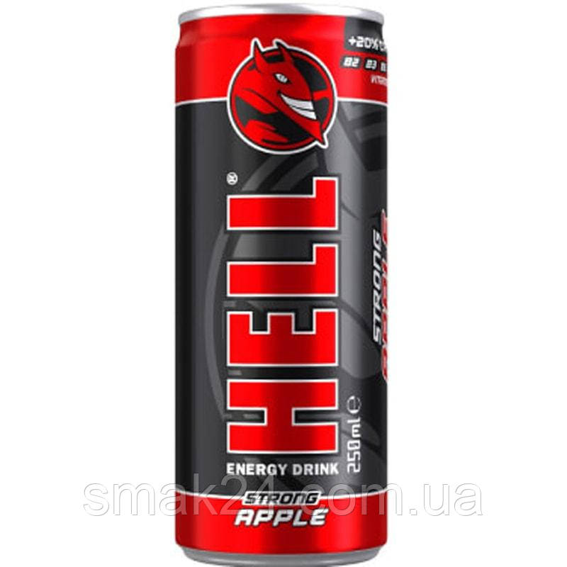 Енергетичний напій Hell Energy Drink Strong Apple 250 мл Угорщина