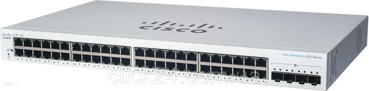 Комутатор Cisco Business CBS220-48P-4G-EU