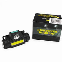 Фонарик налобный High Power Head Lamp 1898 Sensor