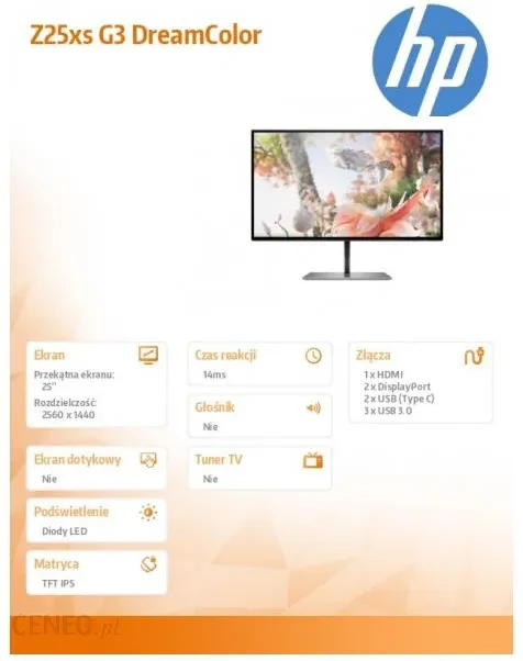 Монітор hp Z25xsG3 (1A9C9AA)