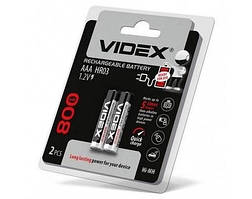 Аккумулятор Videx Ni-MH AAA/R03 1.2V 800mAh (2шт)