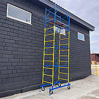 Вышка тура строительная 1.7 х 0.8 м леса на колесах 3+1 риштовка