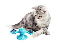 Іграшка для котів ВІТРЯК з щіткою для зубів Весенняя распродажа!
