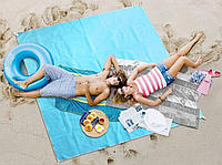 Анти-песок коврик для пляжа Sand Free MAT 200*200 см, разные цвета Весенняя распродажа!