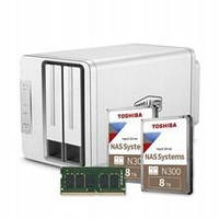 Диск Terra Master TerraMaster F2-223 2x 8TB Hdd 2×2,5GbE DDR4 8GB do 32GB 2xNVMe M.2 USB3.0 (TMF22232X8HDD8GB)