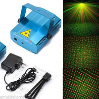 Лазерный мини-проектор для праздников Laser Lighting XX-027 (Точки) КРАСНЫЙ СВЕТ