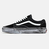 Кеды мужские Vans Old Skool черные, кеды мужские Ванс Олд Скул, код MD-1449