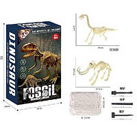 Набор детский для раскопок Динозавры с набором инструментов 222-8 Fossil