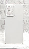 Чехол TPU Pro Camera для телефона Poco X5 5G бампер с микрофиброй белый