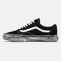 Кеды женские Vans Old Skool черные, кеды женские Ванс Олд Скул, код MD-1449