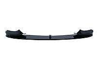 Губа ( переднього бампера ) Чорний глянець ( M-Performance ) V2 на BMW 4 Series F32 / F33 2013-2020 року