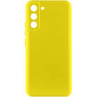Чохол Silicone Cover Lakshmi Full Camera (A) для Samsung Galaxy S22 Жовтий / Flash, Full camera