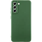 Чохол Silicone Cover Lakshmi Full Camera (A) для Samsung Galaxy S22 Зелений / Dark green, Full camera