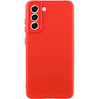 Чохол Silicone Cover Lakshmi Full Camera (A) для Samsung Galaxy S22 Червоний / Red, Full camera