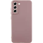 Чохол Silicone Cover Lakshmi Full Camera (A) для Samsung Galaxy S22+ Рожевий / Pink Sand, Full camera