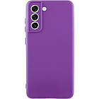 Чохол Silicone Cover Lakshmi Full Camera (A) для Samsung Galaxy S22+ Фіолетовий / Purple, Full camera