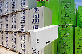 Газоблок в Одесі розміром 600х400x100 (41шт/м3)