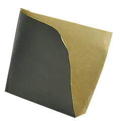 Паперовий куток чорний крафт 160х170 мм (50/гм2)