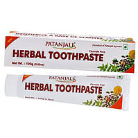 Аюрведическая Зубная паста на травах Хербал Патанджали, Herbal Toothpaste Patanjali, 100 грамм