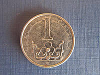 Монета 1 крона Чехия 2012