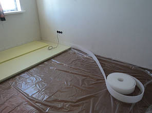 Демпферна стрічка UKRIZOL для теплої підлоги 8 мм (ширина 150 мм), фото 2