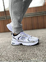 Мужские и женские кроссовки New Balance 530 Silver Нью беланс 530 унисекс New Balance 530 качествены