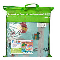 Ігровий дитячий килимок EVA двосторонній в сумці, 180х120 см (36559), фото 5