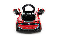 Іграшкова машинка металева BMW i8 купе, БМВ, червона, звук, світло, інерція, откр двері, багажник, капот, Автоексперт, 1:32,, фото 6