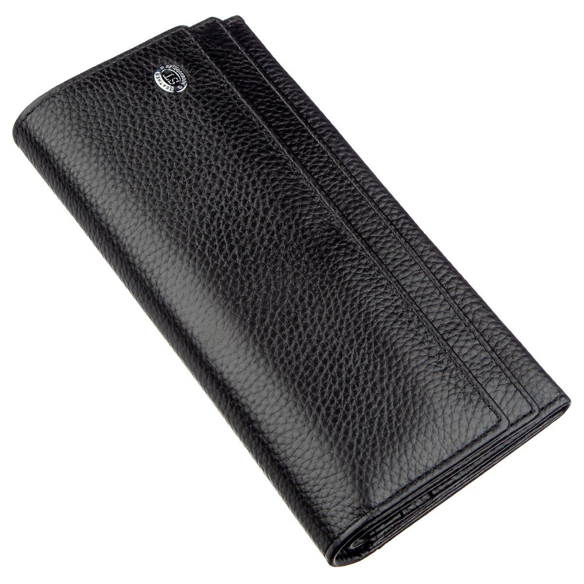 Універсальний гаманець-візитниця ST Leather 18951 Чорний