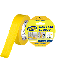 Малярна стрічка HPX 4300 Stucco 36мм 50м для штукотурки