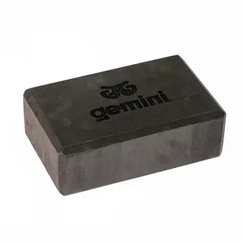 Блок упор цеглинка для йоги для розтяжки  GEMINI матеріал EVA щільний вага 180 грам однотонний