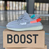 Мужские кроссовки Adidas Yeezy Boost 350 V2 Tail Light Кеды Адидас Изи Буст 350 Серые primeknit текстиль лето