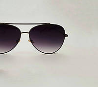 Солнцезащитные очки Dior (Диор) авиаторы (капли) унисекс, стильные очки в стальной оправе Studio